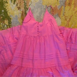 BUDDY LOVE Pink Tiered Maxi Dress